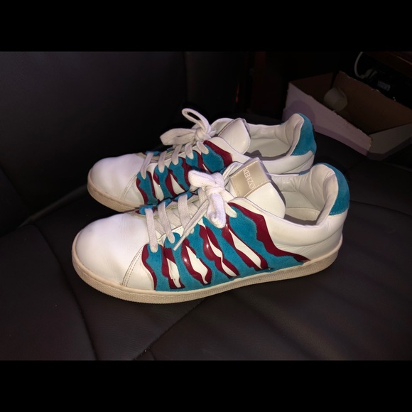 Kenzo Paris Leather side slashed shoes